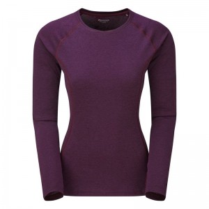 Montane Dart Long Sleeve T-shirt Dam Lila | PUN886BV
