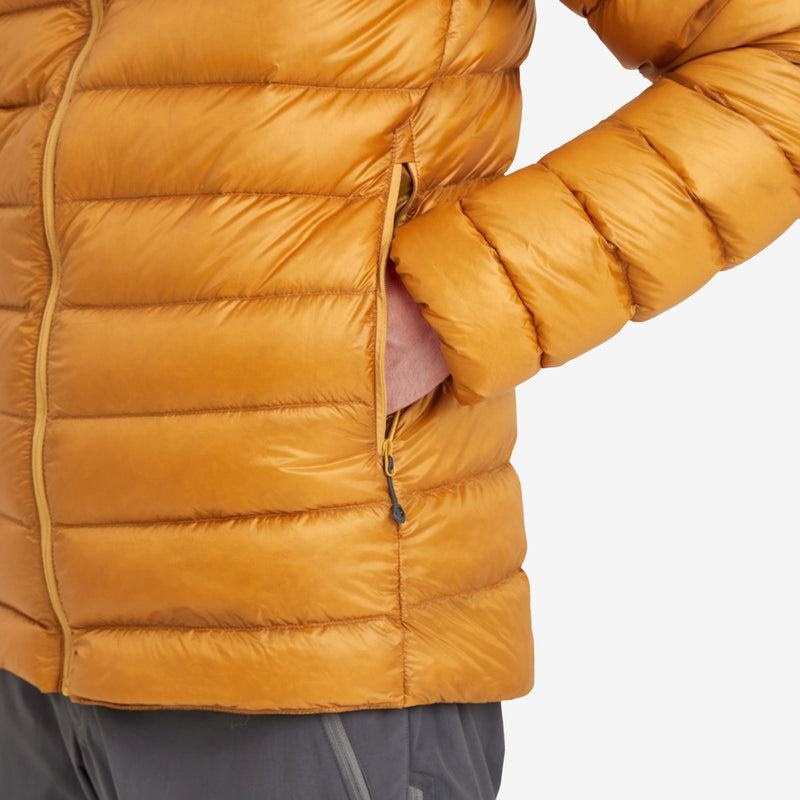 Montane Alpine 850 Lite Hooded Dunjackor Herr Orange | WTO1719WL