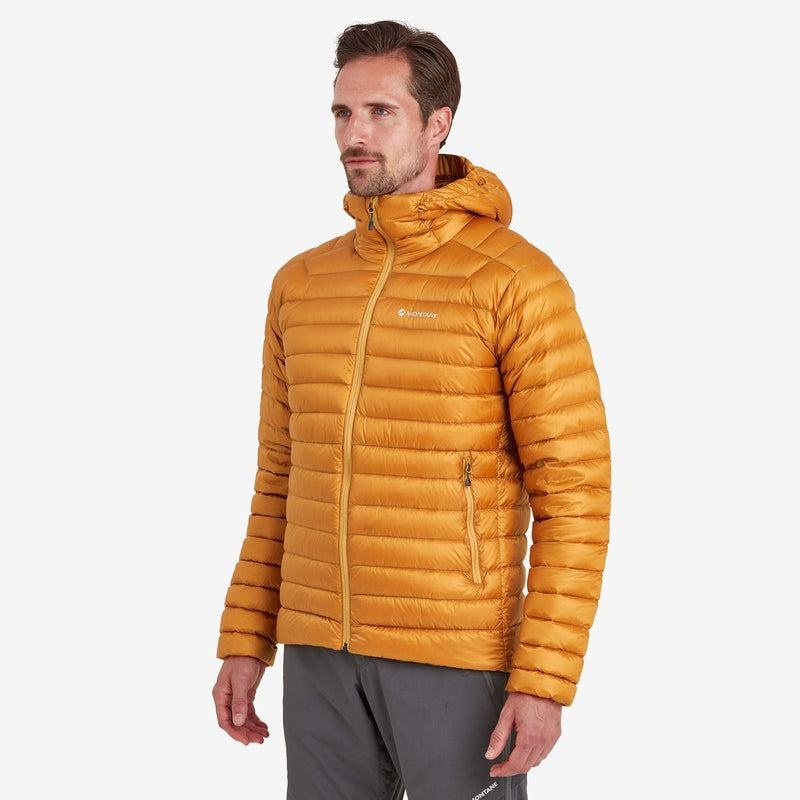 Montane Anti-Freeze Hooded Dunjackor Herr Orange | OMG7334NX
