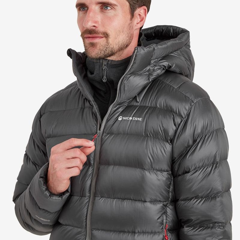 Montane Anti-Freeze XT Hooded Dunjackor Herr Mörkgrå | QKH2678BO