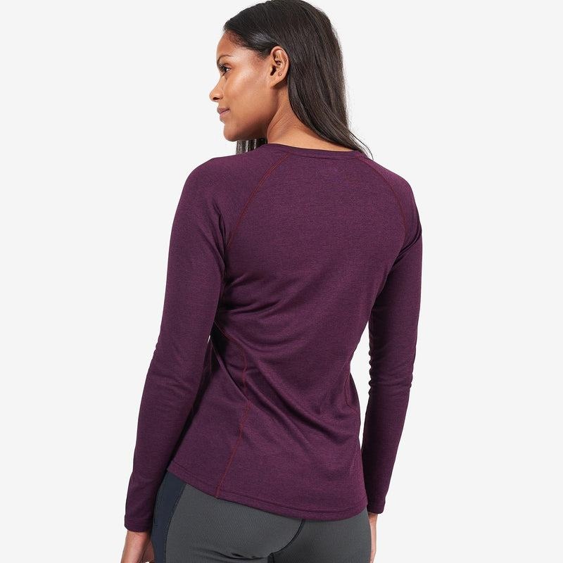 Montane Dart Long Sleeve T-shirt Dam Lila | PUN886BV