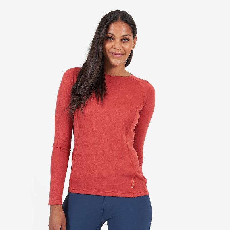 Montane Dart Long Sleeve T-shirt Dam Orange Röda | JXR2293OF