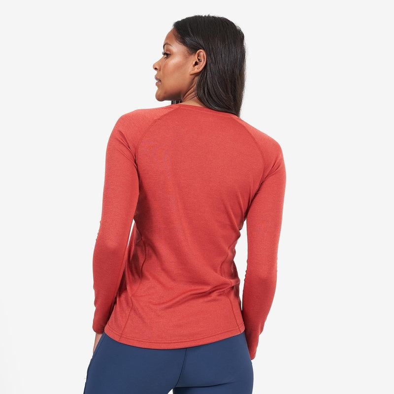 Montane Dart Long Sleeve T-shirt Dam Orange Röda | JXR2293OF