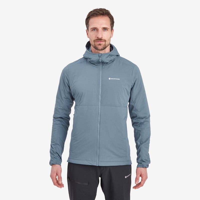 Montane Fireball Lite Hooded Isolerade Jackor Herr Grå Blå | XJQ845NG
