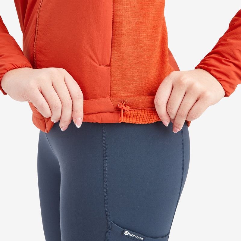 Montane Fireball Lite Hooded Isolerade Jackor Dam Orange Röda | IIO7214HW