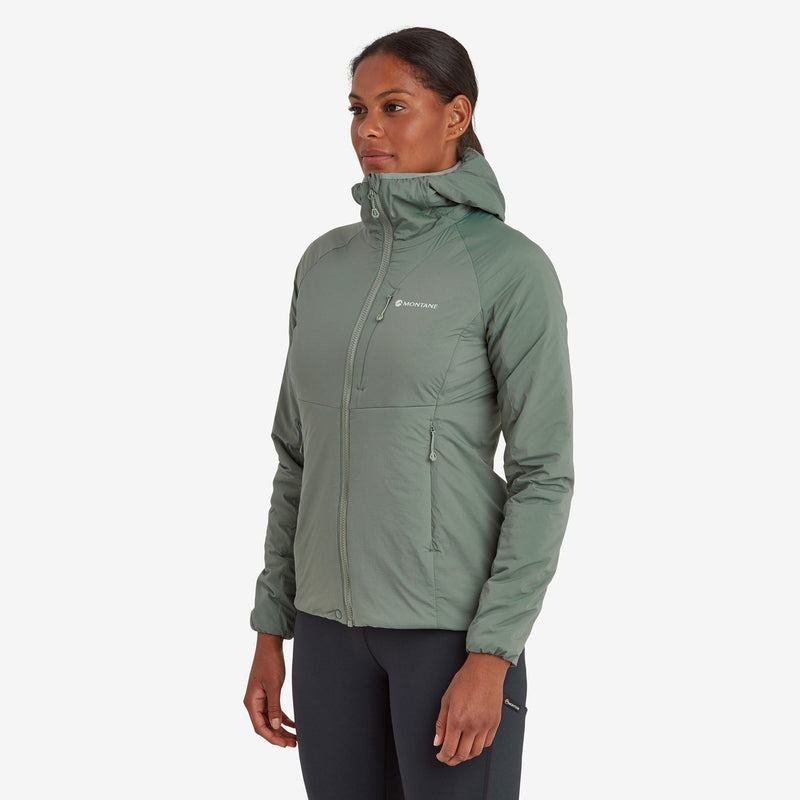 Montane Fireball Softshelljacka Dam Grå Gröna | SKD2516DT