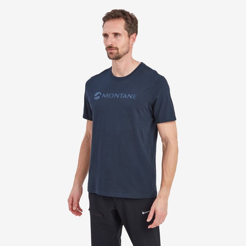 Montane Mono Logo T-shirt Herr Mörkblå | MDZ4222SZ