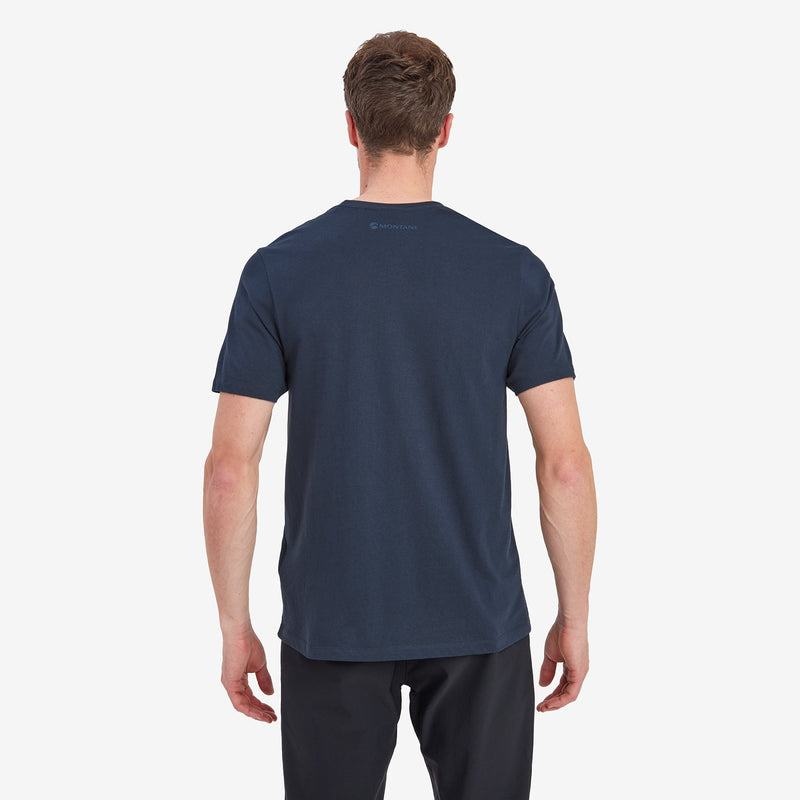 Montane Mono Logo T-shirt Herr Mörkblå | MDZ4222SZ