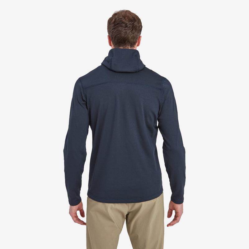 Montane Protium Hooded Fleecejackor Herr Mörkblå | DSO2096EX