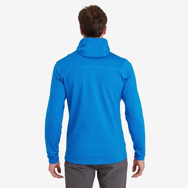 Montane Protium Hooded Fleecejackor Herr Blå | UGV8875XE
