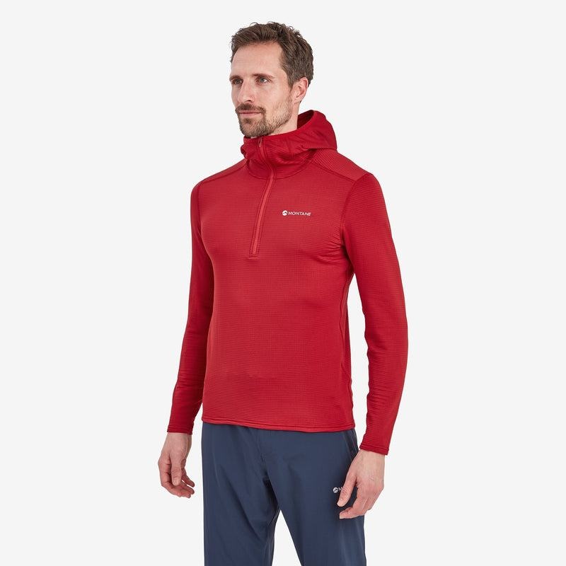 Montane Protium Lite Hooded Pull On Skinna Herr Mörkröda | HQD1860CF
