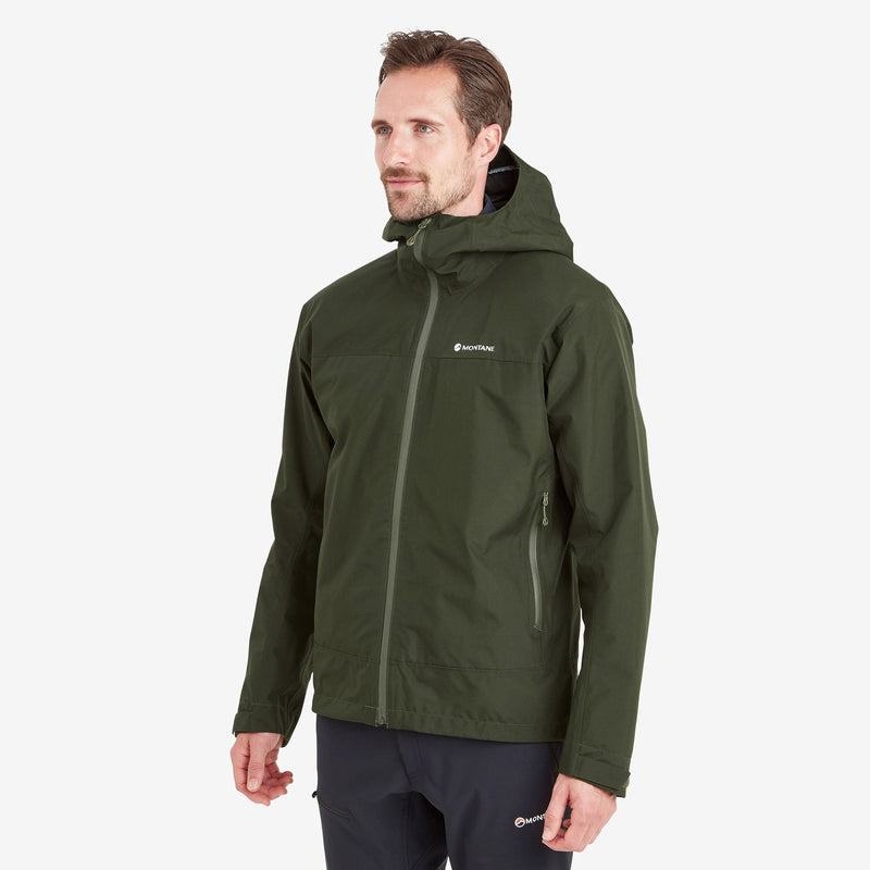 Montane Spirit Vattentät Jacka Herr Mörkgröna | TPM7162SS