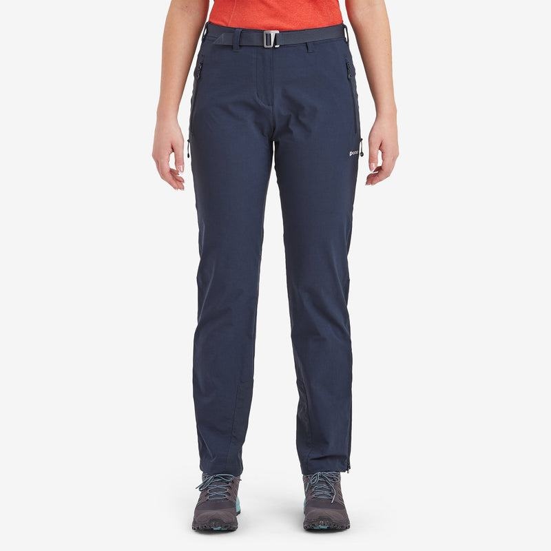 Montane Terra Stretch Långbyxor Dam Mörkblå | IKI7664PC