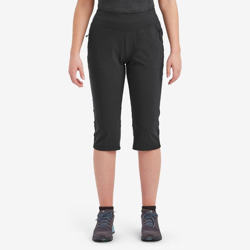 Montane Tucana Lite Stretch Capri 3/4 Leggings Dam Svarta | XGZ4024RH